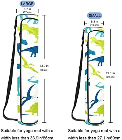 Dinosaurs silhueta de ioga sacos de tape