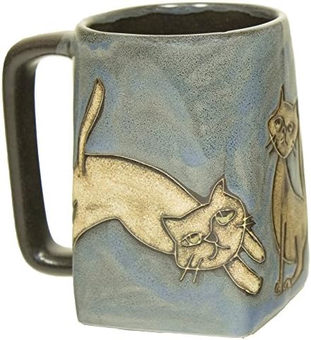 Caneca de grés mara - gatos brincalhões 12 onças