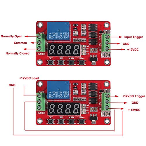 Módulo de relé de loop infinito para FRM01, Multifunction Infinite LOOP TEMPING SOLTA LOCK LOCK RELAY CYCLO TIMER AUTOMAÇÃO