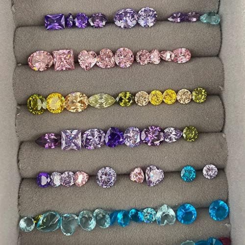 ANENTO DE ANELOS ACESSORES DE NEGES DE ZIRCON 10PCS Incrilação de luxo Glitter Rhinestone Parts 3D Crystal Oval Drop gems Gems