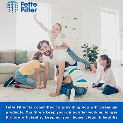 Filtro Fette - Conjunto de filtro de purificador de ar HEPA True Compatível com o filtro de purificador de ar idylis Tipo C+D. Contém