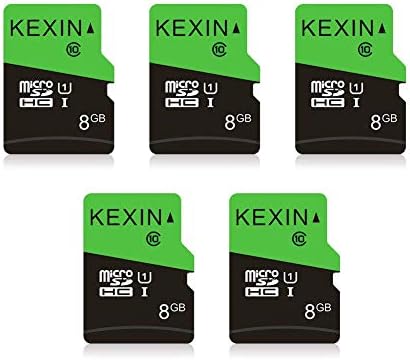 Kexin 5 pacote 16g Micro SD Card + 5 pacote 8g Micro SD cartão