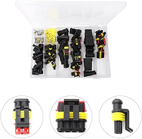 Doitool 408pcs Plugue profissional de carro útil Kit de remoção de conector de conector Terminal Kit de sortimento para motocicletas