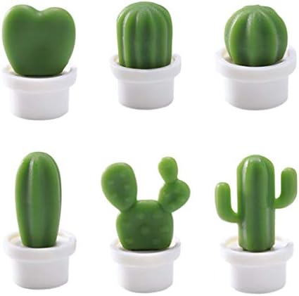 Adesivos Cactus geladeira 6 adesivos fivela de fivela de decoração de casa verde 100 dias de adesivos escolares