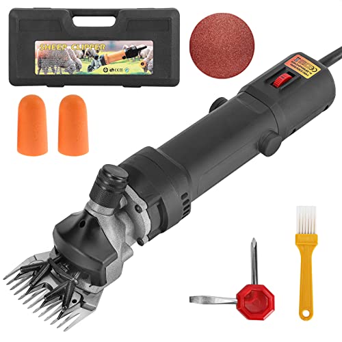 Hanchen Sheep tesouras 350W Clippers elétricos profissionais 6 velocidades para ovelha alpaca lhamas grande fazenda de