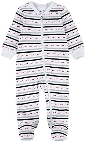 Nike Baby Boy em toda a impressão com zíper completo CoverAll