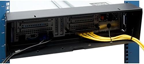 RackSolutions 3U Secure Server Unit Unit Steel Bloqueio Tampa para proteger servidores individuais