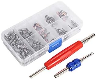 10pcs Valve Tool Remover -R134a - 102 CARRAÇÃO DO CRIMENTO DE AR ​​CONDIÇÃO DO CARRO ACESSORES DO CORE A/C R134A/R12