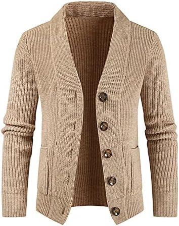 Suéter masculino plus size outono e inverno moda solta cardigã