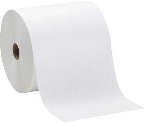 Sofpull de alta capacidade reciclada Rolo de toalha por GP Pro, branco, 26470, 1000 pés lineares por rolo, 6 rolos por