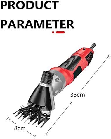 Tesouras multifuncionais de ovelhas, tesouras de lã elétrica, suprimentos de fazenda de estimação de 600W para barbear lã