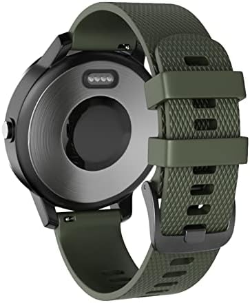 Puryn Silicone Substacement Watch Strap for Garmin Vivoactive 3 Smart Wrist para Garmin Forerunner 245 645M Suunto 3 Fitness