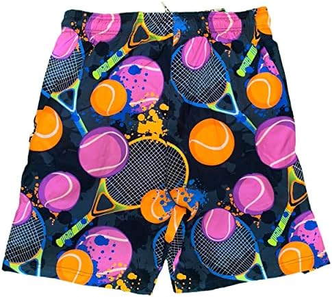 Fluxo Sociedade de Flow Mens Charcoal Tennis Flow Short - 7