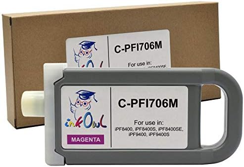 Substituição de cartucho de tinta compatível com tinta para a Canon PFI-706M para IPF8400, IPF8400S, IPF8400SE, IPF9400, IPF9400S Printers