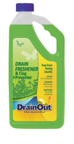 Drene o limpador de drenagem e o eliminador de odor, preventores de entupimento e removedor de acúmulo, citros frescos,