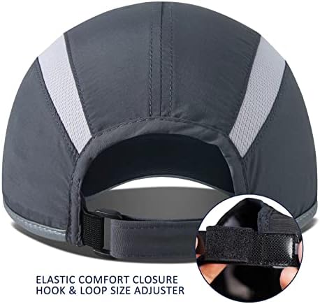 Gadiemkensd reflexivo dobrável chapéu externo design não estruturado upf 50+ chapéus esportivos de proteção solar para mulheres