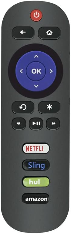 WINFLIKE RC280 Replacement Remote Control fit for TCL Roku TV with Netflix Sling Hulu 32S305 40FS3850 40S303 43S405 48FS4610R 49FP110 49S425 50S423 50UP120 55S425 55P605 65S525 75C803