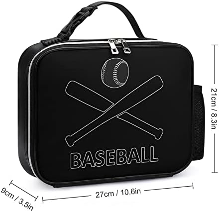 Lancheira de beisebol lancheira isolada lanchonete reutilizável sacola para trabalho de trabalho