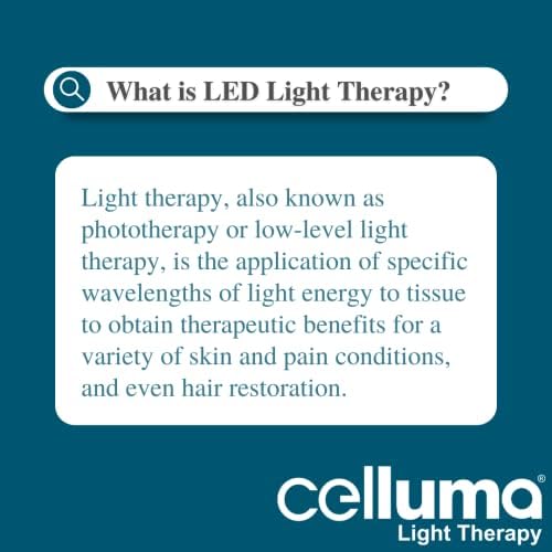 Celluma Lite | 3 modos terapia LED para reduzir a aparência de rugas, tratar a acne e reduzir a dor muscular e articular em
