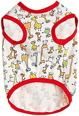 Vestido de cachorro respirável camisa de animais de estimação de Natal Avaliação de cachorro pequeno capuz de cachorro top