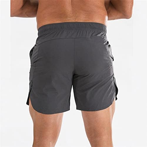 Swim Trunks Masculino Shorts Ginástica Athletic Shorts de 3 polegadas Sports Sports Sports Banho Shorts de praia com bolso