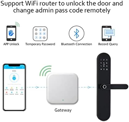 Trava biométrica da porta de impressão digital com segurança de segurança de porta inteligente travamento eletrônico