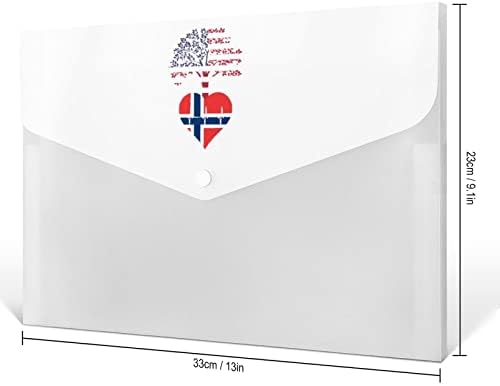 Noruega US Root Levebeat Plástico Pasta de arquivos coloridos com 6 bolsos Documento do acordeão do organizador para o escritório em casa