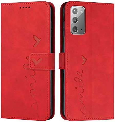 Coldre de proteção compatível com padrão em relevo Samsung Galaxy Note20 Carteira de couro Caixa Caixa Caixa Caixa Caixa