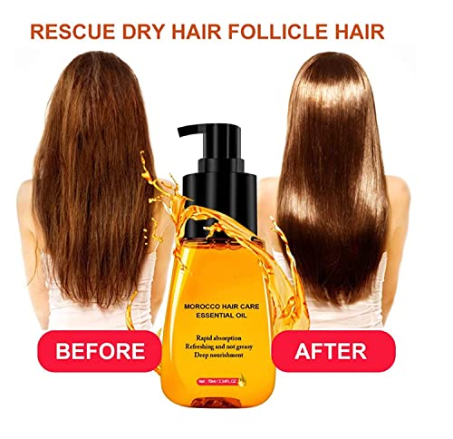 Oitto Shinestudio Anti-Frizz Serum, SHINE Studio Anti Frizz Care Oil essencial Reduza cabelos secos, seda marrocos