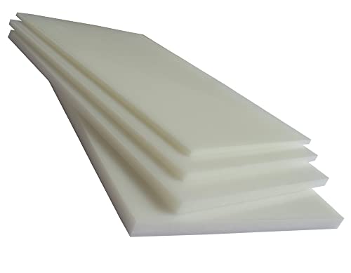 1pcs pom branco pom polyoximetileno plástico folha de plástico 200mmx300mmx11mm imprimível folha de plástico rígida Diy Material para decoração doméstica, usinagem em torno automático peças de precisão