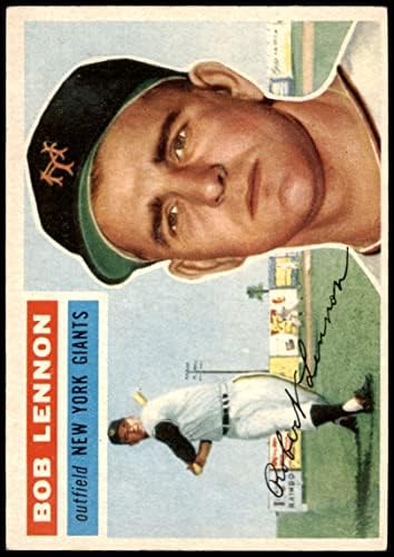 1956 Topps 104 Gry Bob Lennon New York Giants Ex -Giants