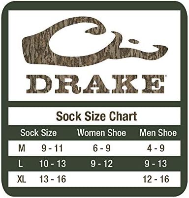 O Ultra-DRI de Drake masculino de Drake sobre as meias de bota de bota de 2 pares de 2 pares, marrom, grande