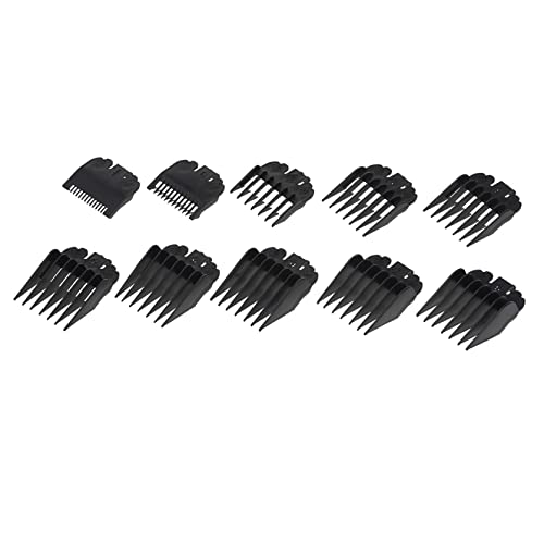 8/10 PCs Cabelo de cabelo plástico Combs Guide Comnte Ferramenta de corte de cabelo para a maioria dos aparadores/aparadores de cabelos em tamanho grande