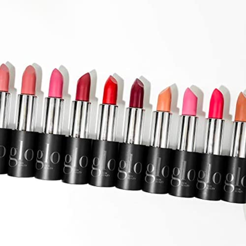 Batom de beleza de pele GLO em Bella - rosa neutro suave e suave - cremoso Lip Stick Stick, 20 Shades