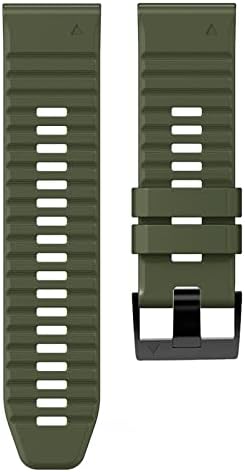 Czke para Garmin Fenix ​​7x Sport Rubber Substaction Watch Strap para Garmin Fenix ​​5x/Fenix ​​5x Plus/Fenix ​​6x/Fenix