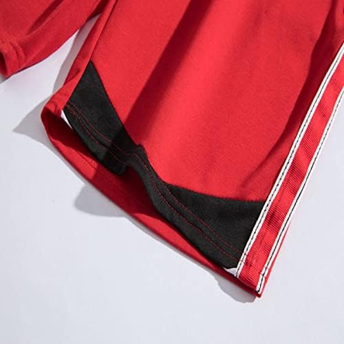 Wenkomg1 Shorts de basquete em colorido para homens, trombas leves e secas rápidas de troncos elásticos da cintura