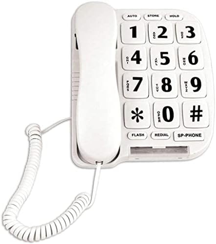 KXDFDC Adequado para idosos com botões grandes e por telefone com fio de volume alto.