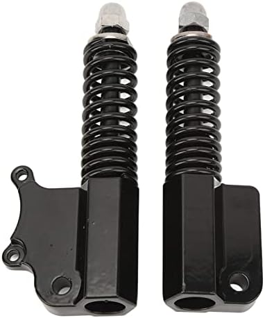 Choque de suspensão hidráulica dianteira, 2pcs M12 Hidráulico Choque frontal Absorvedor de 200 mm Processo de pulverização de alumínio à prova de ferrugem para scooter elétrica de bicicleta elétrica