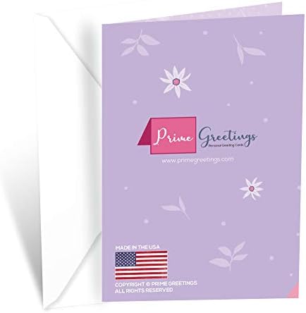 Cartão de feliz aniversário para a vovó | Feito na América | Ecológico | Cartão grosso com envelope premium 5in x 7,75in | Embalado em Mailer de proteção | Prime cumprimentos