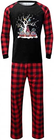 Pijamas da família XBKPLO combinando roupas de roupa de Natal para casal para pais-filho PJS