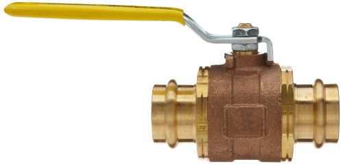 Apollo 77WLF Série Bronze Ball Valve, serviço de água potável, duas peças, embutida, alavanca, 2 Pressione