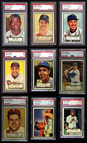 1952 Topps Baseball Completo Conjunto W/O Mantle Ex