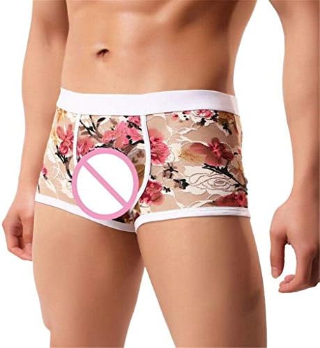 Boxers masculinos Briefes de boxe sexy respirável Men Briefs Lingerie Roupa Laca Laca Menina Menina B3nth Mens Roupa