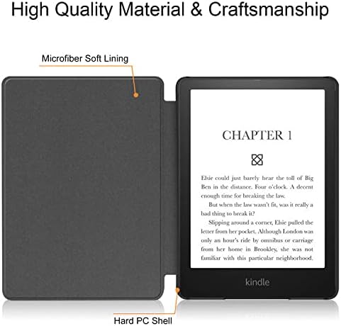 Case compatível com o Kindle All-New 10th Generation 2019, a capa de comprimido de proteção e leitora eletrônica de couro