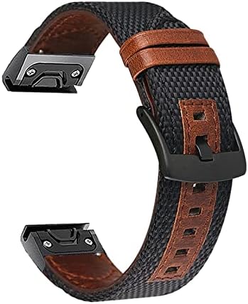 MOPZ 22 26mm Sport Watch Band Strap para Garmin Fenix ​​6 6s 6x Pro 5x 5 mais 3HR 935 S60 D2 Bracelete de couro de liberação rápida