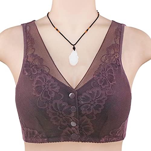 Mulheres Sexy Lace Button Front Shaping Cup Strap Tamanho Grande Sutre Bra Sexy Suty Panty Conjunto
