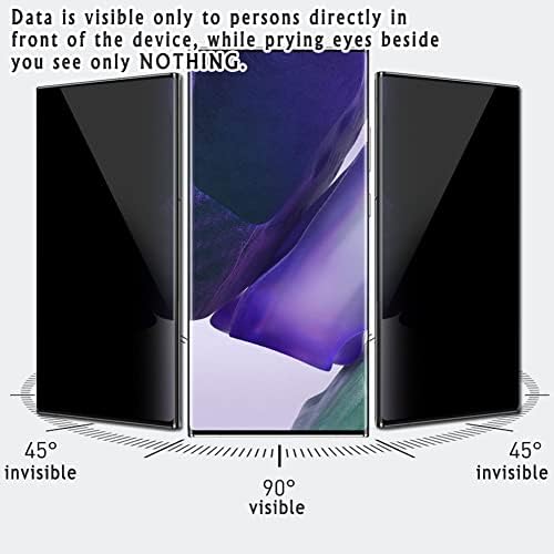 Protetor de tela de privacidade VAXSON, compatível com LG 24BP450Y-B 23,8 Monitor Anti-Spy Film Protectors Stick [não tempeado]