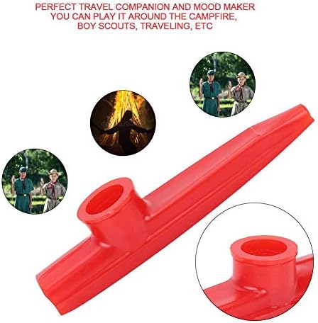 Kazoo, Mini portátil de plástico portátil Kazoo Ukulele Guitar Parceiro fácil de aprender instrumento musical