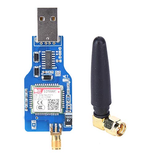 Módulo USB para GSM, quatro frequência GSM GPRS SIM800C USB para GSM Módulo serial, módulo sem fio Quad Band, com função de antena Bluetooth