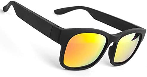 Óculos de sol com óculos inteligentes com gelete sem fio Bluetooth Música de ouvido aberta e chamadas livres de mãos, para